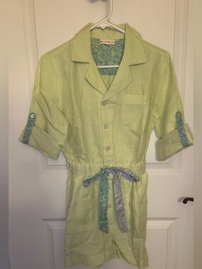 Roller Rabbit Presley Romper Mint. Sz. XS